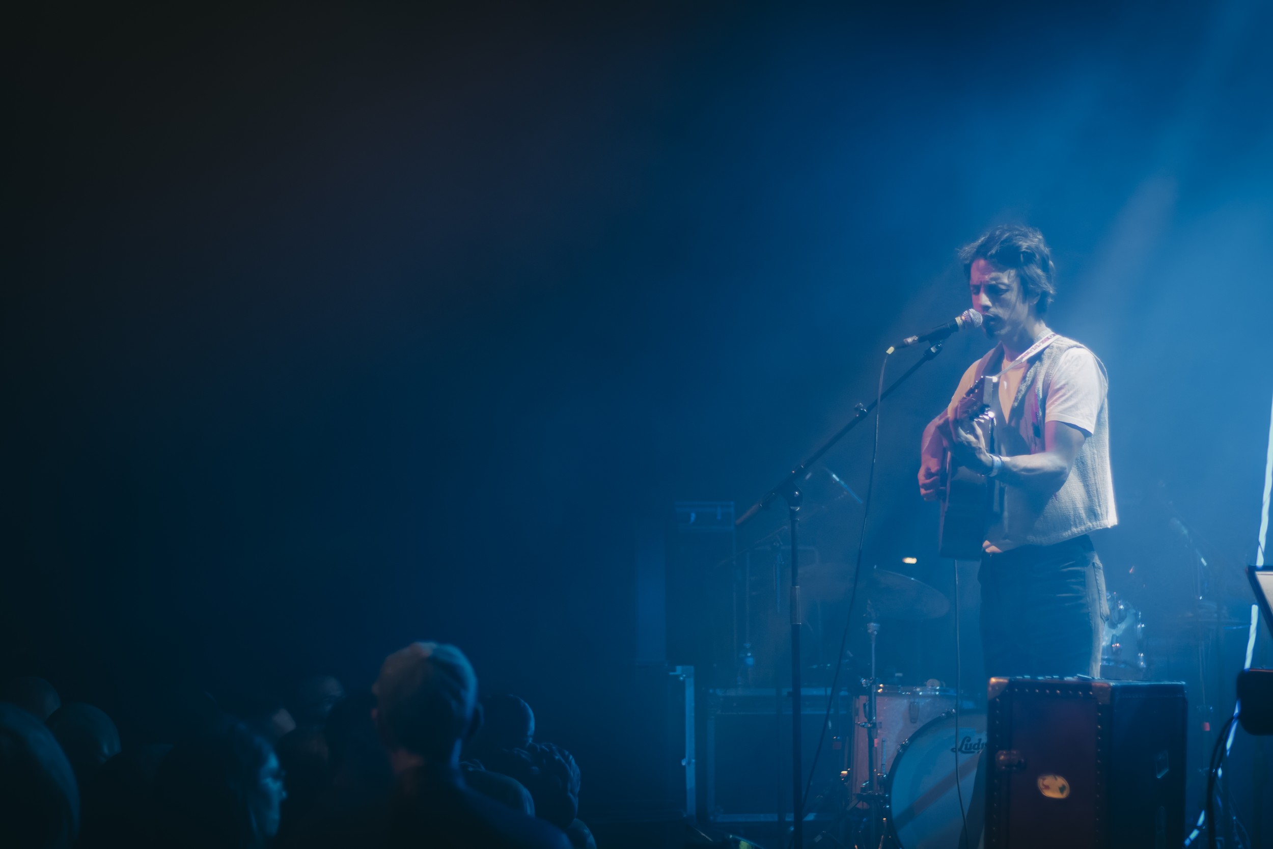 Photographe de concert, ici Mathieu Des Longchamps, qui m'avait fait obtenu l'accréditation pour la soirée.